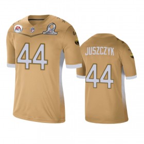Camiseta Hombre NFL San Francisco 49ers Kyle Juszczyk 44 Game Gold 2021 NFC Pro Bowl